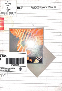 Image of Apple II : ProDOS User's Manual