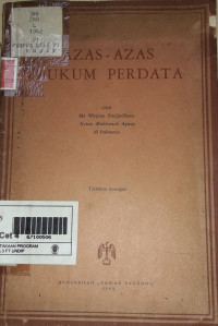 Azas-azas Hukum Perdata