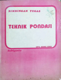 Bimbingan Tugas Teknik Pondasi