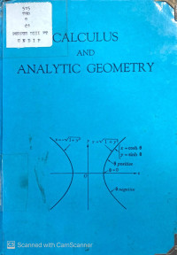 Calculus and analytic geometry