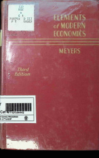 Image of elements of modern economics