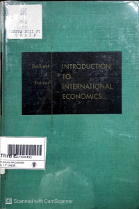 Image of Introduction to International Economics