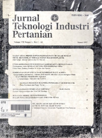 Image of Jurnal Terknologi Industri Pertanian