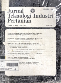 Jurnal Terknologi Industri Pertanian