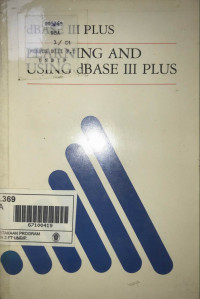 Image of Learning And Using dBase III Plus