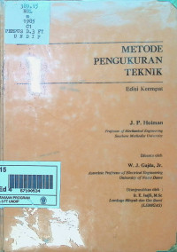 Image of Metode pengukuran teknik