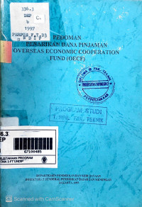Pedoman Penarikan Dana Pinjaman Overseas Economic Coorperation Fund (OECF)