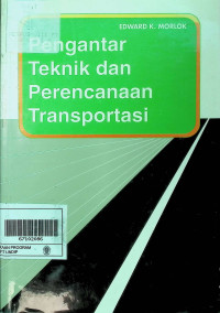 Pengantar Teknik dan Perencanaan Transportasi