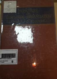 Image of Principles of Industrial Organization