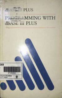 Programming With dBase III Plus