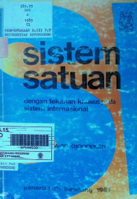 Sistem Satuan