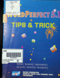 Image of word perfect 5.1 Tips & Trick