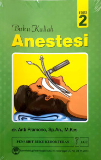 Image of Anestesi: Buku Kuliah