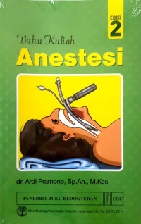 Anestesi: Buku Kuliah