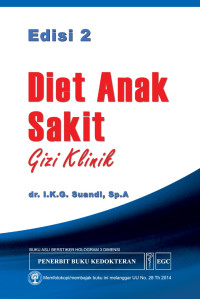 Image of Diet anak sakit: gizi klinik