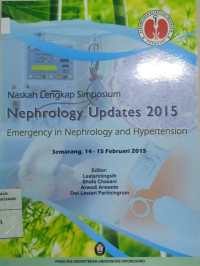 Nephrology Updates 2015 : Emergency in Nephrology and Hypertension