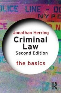Image of Criminal law the basic