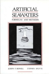 Image of Artificial seawaters: formulas and methods