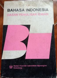 Image of Bahasa Indonesia dasar penulisan ilmiah