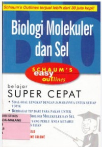 Biologi molekuler dan sel