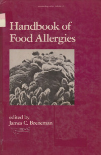 Handbook of food allergies