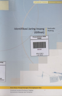 Identifikasi jaring insang (gillnet)