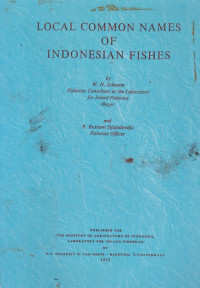 Local common names of Indonesian Fishes