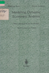 Image of Modeling dynamic economic systems
