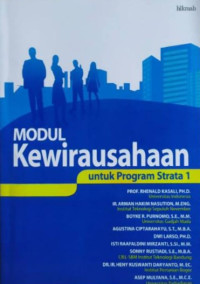 Modul kewirausahaan untuk Program Strata 1