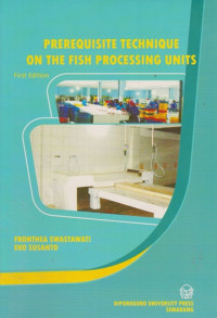 Prerequisite technique on fish processing units