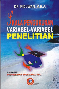 Skala pengukuran variabel-variabel penelitian