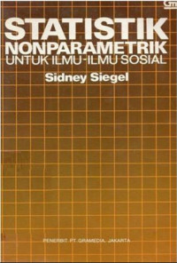 Image of Statistik nonparametrik untuk ilmu-ilmu sosial