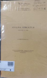 Image of ANALISA STRUKTUR
