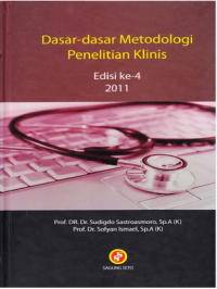 Dasar-dasar Metodologi Penelitian Klinis