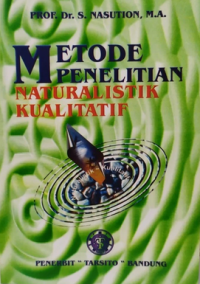 Image of Metode penelitian: naturalistik kualitatif